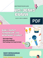 Jenis-Jenis Bunyi