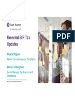 P&A Tax Division - EDR.MFD - Tax Updates