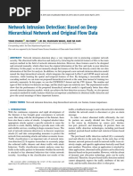 Network Intrusion Detection: Based On Deep Hierarchical Network and Original Flow Data