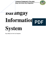 Barangay Information System: Brgy. Ilang, San Carlos City, Pangasinan