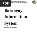 Barangay Information System: Brgy. Ilang, San Carlos City, Pangasinan