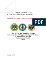 Doh Infection Prevention & Control Training Manual: Volume II For Health Facility Administrators