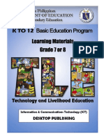 k to 12 Entrep-based Desktop Publishing Learning Module