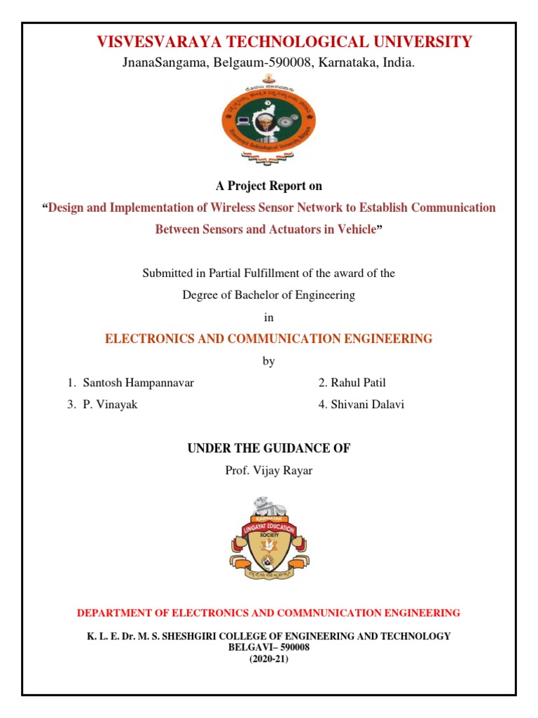 Final Year Project Report | PDF | Wireless Sensor Network | Engineering