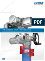 Variable Speed Multi-Turn Actuators: For Sophisticated Modulating and Open-Close Operation in Industrial Valve Automation