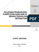 Pelatihan Peningkatan Kompetensi Guru SMK Di Bidang Teknologi Refraktori