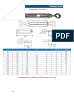 Turnbuckle Din 1480: Size L L1 φ1 B Gw/Bag Pcs/Bag