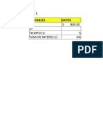 Calculo de flujos de caja con tasas de interés