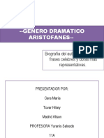 Genero Dramatico Aristofanes