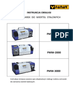 Instrukcja Oblugi Ostrzarki PMW 2000