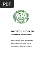 Rohingya Genocide: (World Least Wanted People)