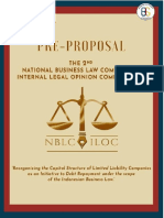 Pre-Proposal The 2nd NBLC ILOC