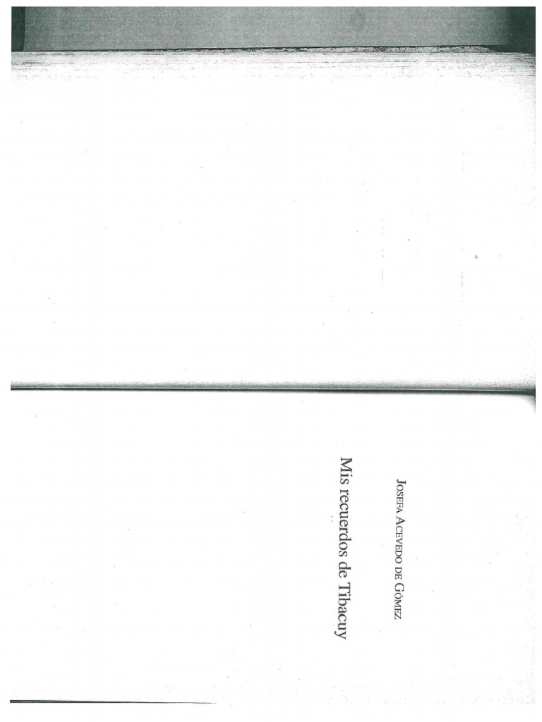 JOSEFA ACEVEDO DE GÓMEZ Mis Recuerdos de Tibacuy PDF