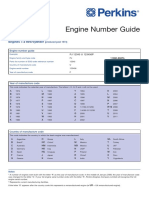 Perkins Engine Number Guide 1974 and After