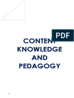 Content Knowledge AND Pedagogy