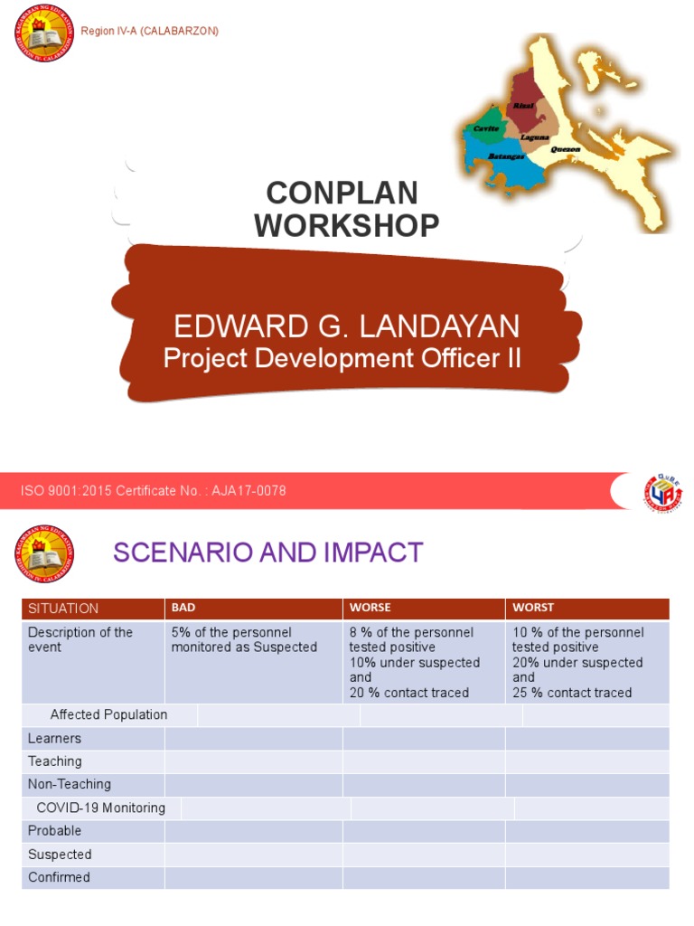 ConPlan-Workshop-Instruction 2 | PDF | Emergency Management | Safety