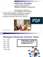 Westgard Multirule System for Laboratory Quality Control