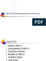 MRP II (Manufacturing Resource Planning)