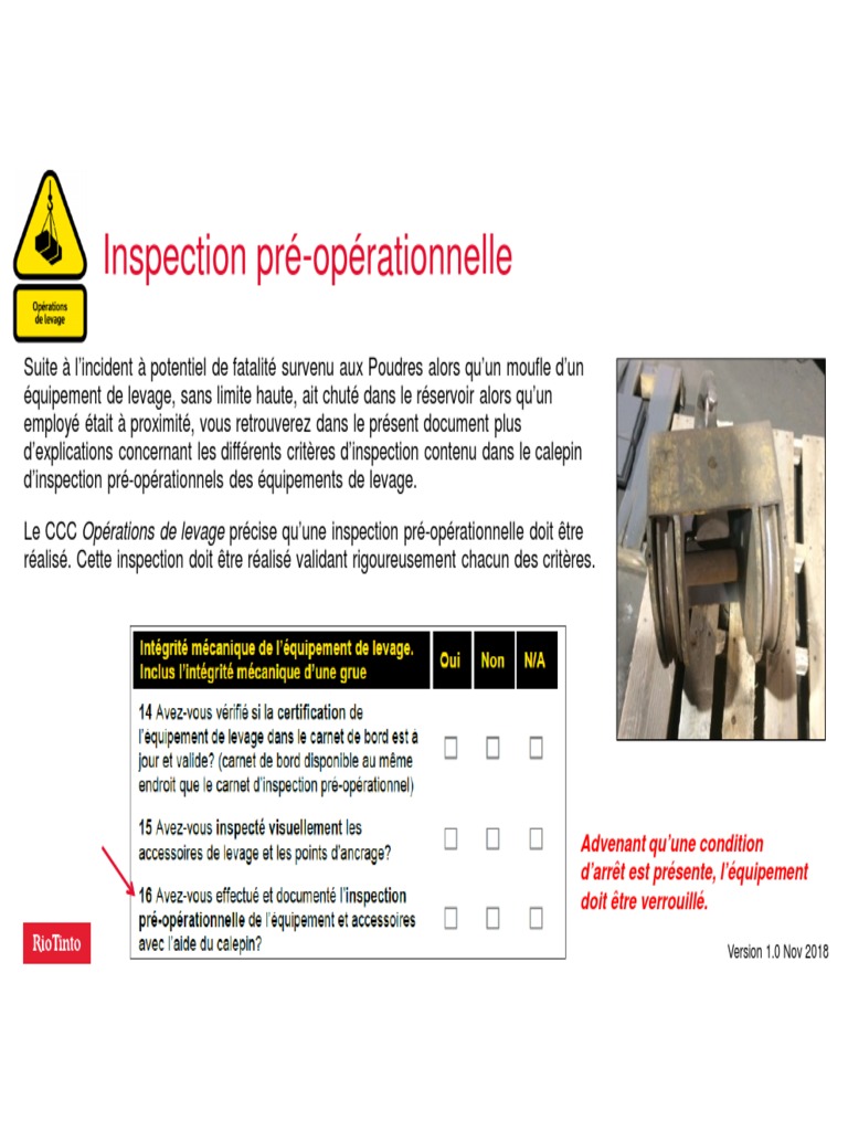 Fiche D'inspection, PDF