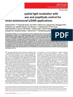 With Independent Phase and Amplitude Control For Three-Dimensional LiDAR Applications