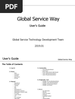 Global Service Way: User's Guide