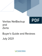 Veritas Netbackup and Zerto Buyer'S Guide and Reviews July 2021