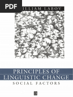 (Language in Society 29) William Labov - Principles of Linguistic Change, Volume 2 - Social Factors-Blackwell (2001)