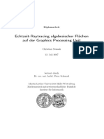 Echtzeit-Raytracing algebraischer Flächen auf der Graphics Processing Unit