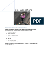 Fit Friend Business Game: The Wearable Fitness and Activity Tracker Market