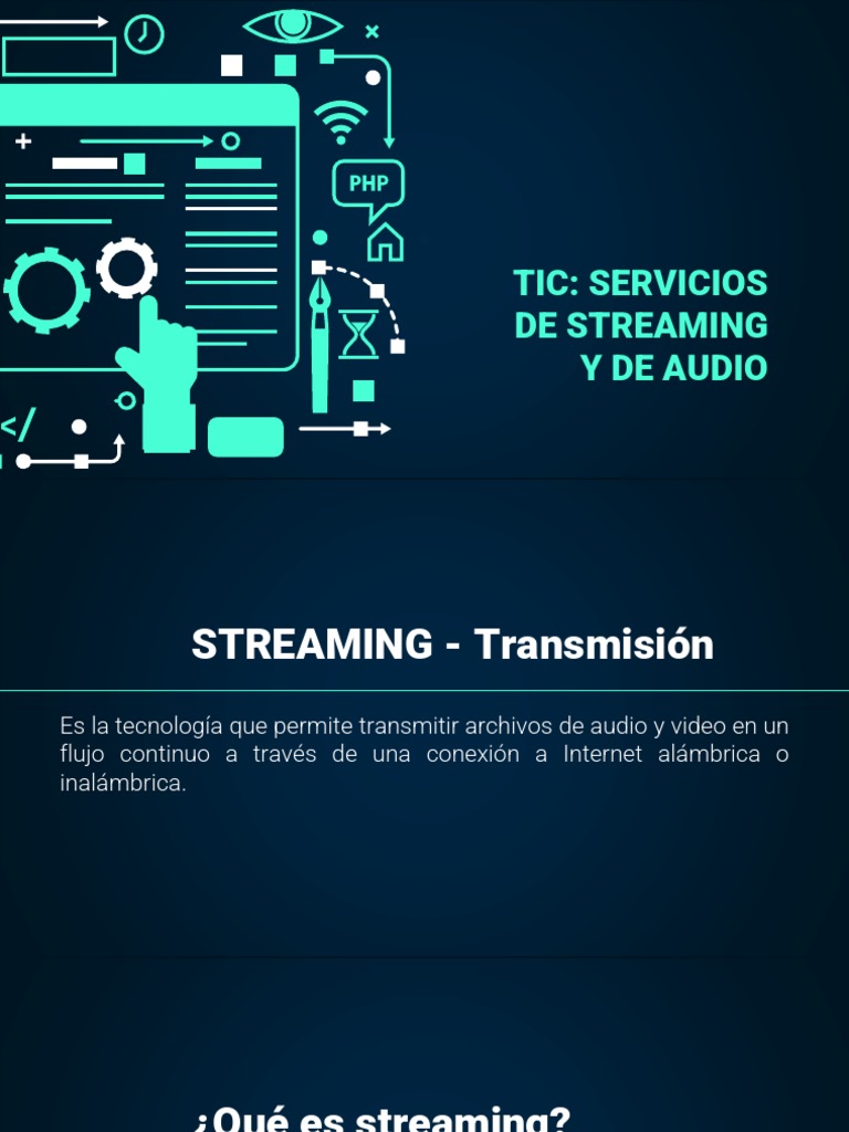 Servicios de Streaming y Audio | PDF