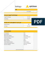 Restaurant Food Inventory Excel Template