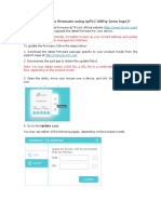 How To Update The Firmware Using TPPLC Utility