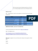 Subject Fees Exam Date: Registration Process