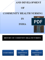 History of Icommunity Health Nursing