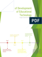 Stages of Development of Educational Technology