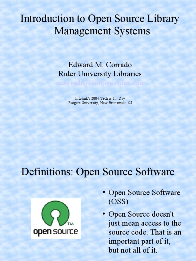 Open Source Library Management Systems | PDF | Open Source | Php