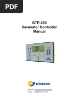 GTR-205 Generator Controller Manual: Web Site