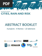 Cities - Rain and Risk - Abstracts Booklet