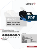 HPM-10E: Manuel Hose Crimping Manuel Hortum Sıkma