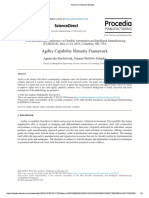 Agility Capability Maturity Framework