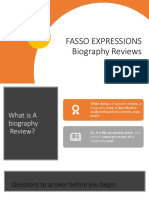 Fasso Expressions Biography Reviews: DR - Farhana Ziaee November, 2020