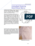 Minimizing Seam Puckering On Stretch Woven Fabrics: Technical Bulletin
