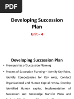 5 - Unit 4 - Developing Succession Plan