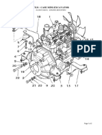 Cx31: Case Mini-Excavator: 02.003/5.00 (01) - ENGINE MOUNTING