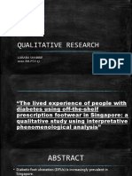 Qualitative Research: Lubaba Shabbir 0010-BH-PSY-17