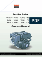 Honda Gasoline Engine Owner's Manual en Castellano