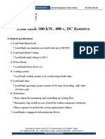 100 KW Load Bank Data Sheet