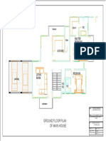 Ground Floor Plan of Main House: WC Closet Terrace