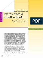 5 - Towards Mathematical Disposition Notes From A Small School