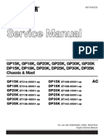 Service Manual: GP15K, GP18K, GP20K, GP25K, GP30K, GP35K DP15K, DP18K, DP20K, DP25K, DP30K, DP35K Chassis & Mast